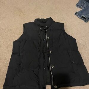 GAP Black Puffer Vest